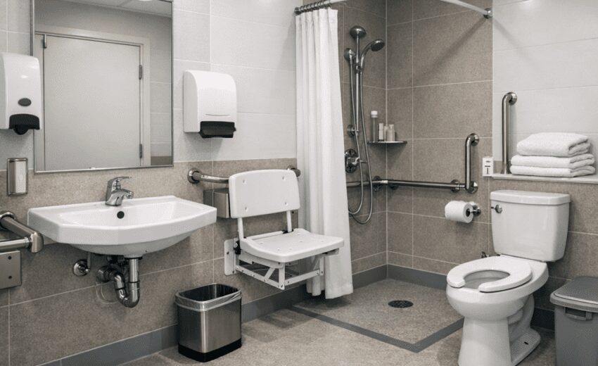 health care facilities bathroom Marin County