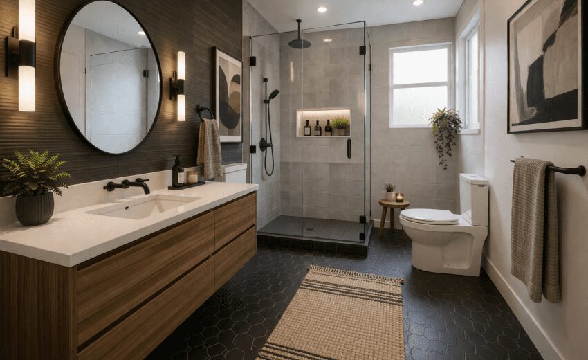 Modern spa-inspired bathroom retreat (1)